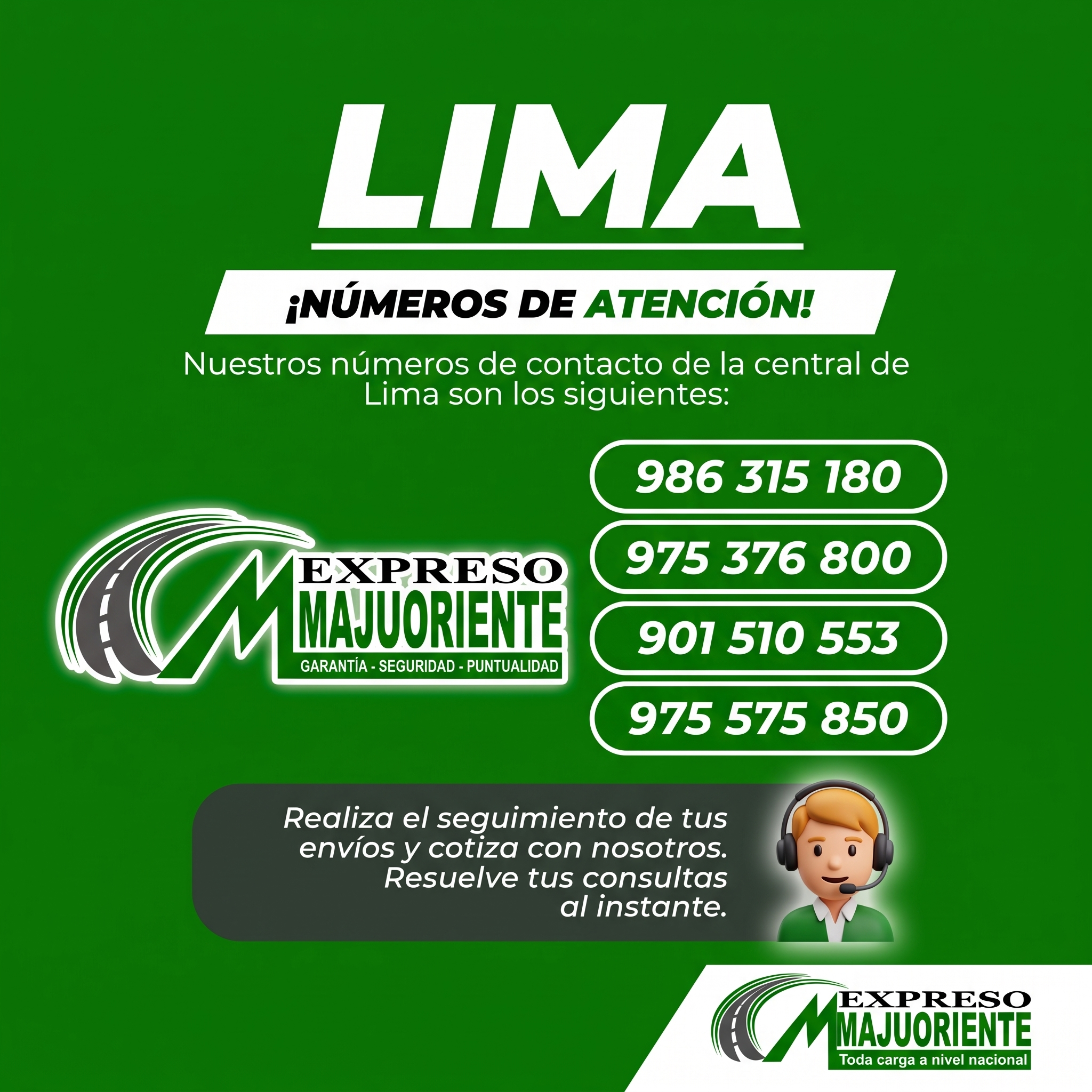 Atención al Cliente Lima